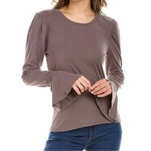 Nation LTD Penny Flouncy Cuff Tee size M